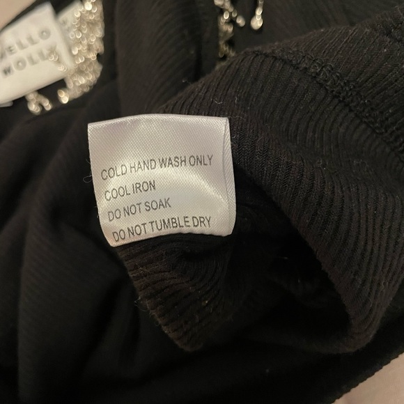 Hello Molly Sparkle Black Top - Picture 11 of 13